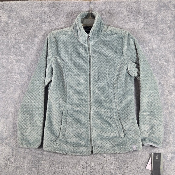 Free Country Jackets & Blazers - Free‎ Country Butter Pile Fleece Jacket Willow Green Full Zip Faux Fur Small New